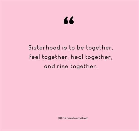chanel quote on sisterhood